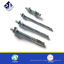 China online shopping high quality carbon steel zinc plated wedge anchor bolt